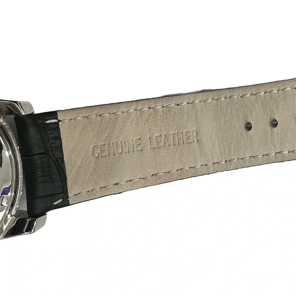 GIORGIO MILANO STAINLESS STEEL CHRONOGRAPH BLACK DIAL QUARTZ WATCH GM853SLBK